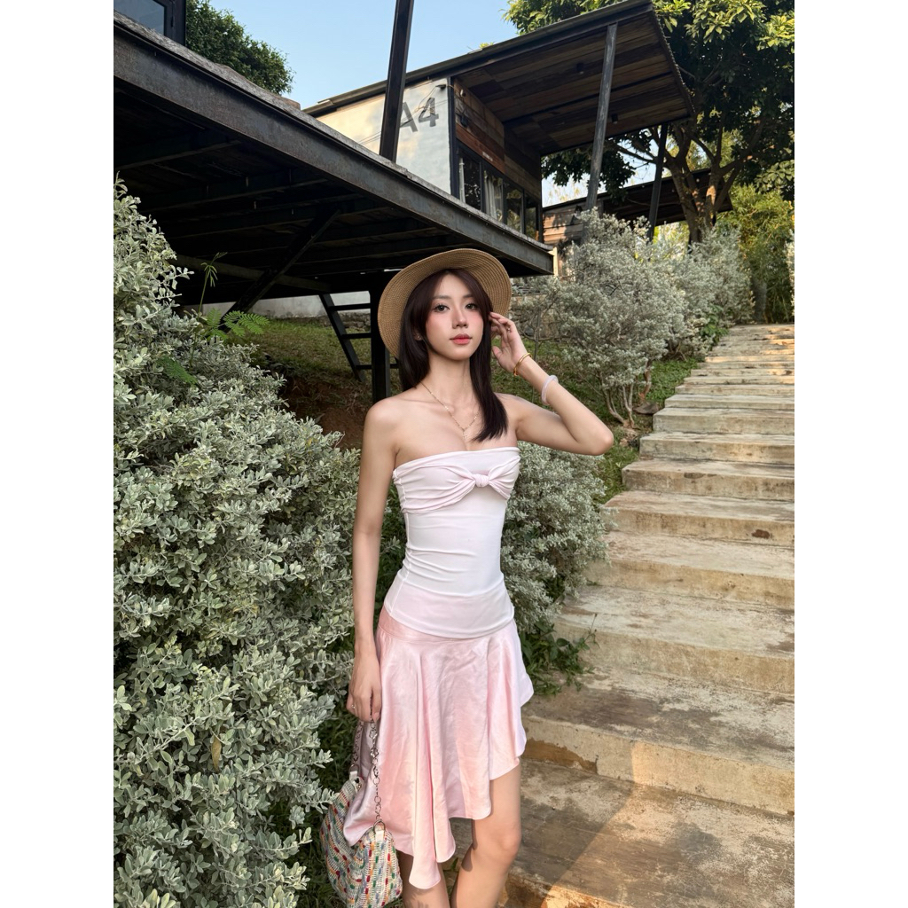 Chân Váy Lụa Xoè Màu Xanh Tiffany ,Hồng Pastel ,Trắng Kem Có Quần Bảo Hộ Chất lụa Mát Rũ không Nhăn🌺