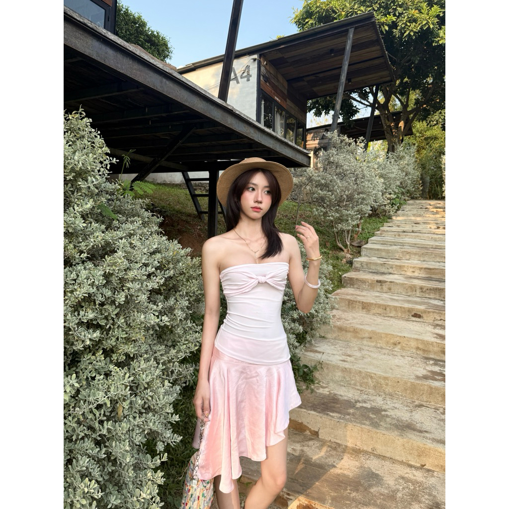Chân Váy Lụa Xoè Màu Xanh Tiffany ,Hồng Pastel ,Trắng Kem Có Quần Bảo Hộ Chất lụa Mát Rũ không Nhăn🌺
