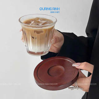 SET 6 Ly Thủy Tinh Đẹp CAPUCHINO Cao Cấp | DECOR Bàn, Nhà Hàng - Thiết Kế Đa Dạng Kích Thước