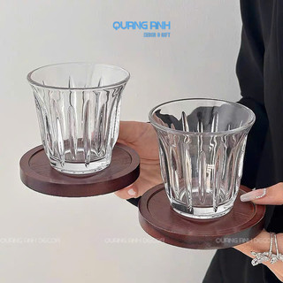 SET 6 Ly Thủy Tinh Đẹp CAPUCHINO Cao Cấp | DECOR Bàn, Nhà Hàng - Thiết Kế Đa Dạng Kích Thước