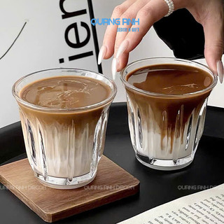 SET 6 Ly Thủy Tinh Đẹp CAPUCHINO Cao Cấp | DECOR Bàn, Nhà Hàng - Thiết Kế Đa Dạng Kích Thước