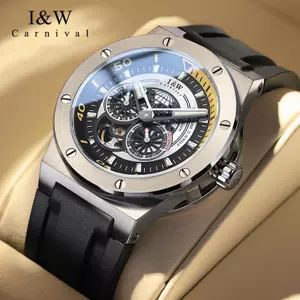 Đồng Hồ Nam Chính Hãng I&W Carnival 619G-S2 Full Box Chống Nước Kính Sapphire (Máy Cơ Tự Động)