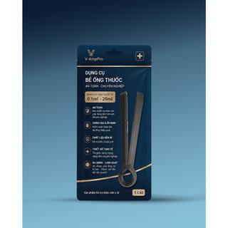 V-AmpPro Basic | Dụng cụ hỗ trợ bẻ ống thuốc thủy tinh Ampoule có kích cỡ từ 01 - 20ml | Dễ vệ sinh - Chất liệu bền bỉ