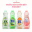 Nước rửa chén bát rau củ quả cho bé, Nước rửa chén bát Rocket hàng nội Địa Nhật Bản chai 600ml