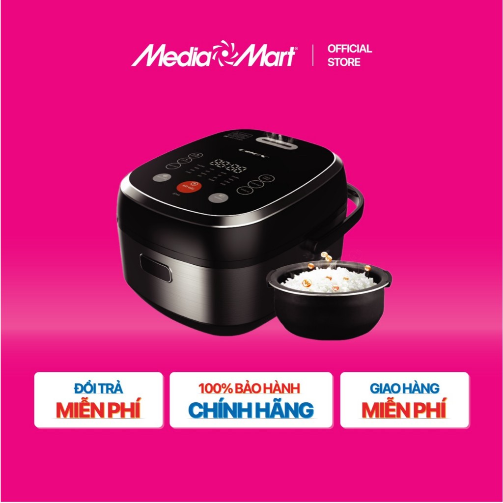 [MediaMart-FREESHIP] Nồi cơm điện tử cao tần 1.8 lít Coex CR-3459BG