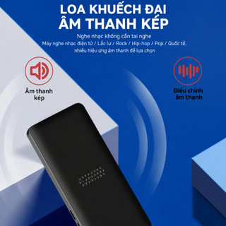 Máy nghe nhạc MP4 máy nghe nhạc mini máy MP3 MP4 máy nghe nhạc cầm tay máy nghe nhạc đa năng, màn hình IPS sắc nét âm th