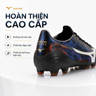 Giày Bóng Đá Mizuno Alpha III Japan P1GA2660 Chính Hãng – Đế FG Sân Cỏ Tự Nhiên, Êm Nhẹ Hỗ Trợ Tăng Tốc