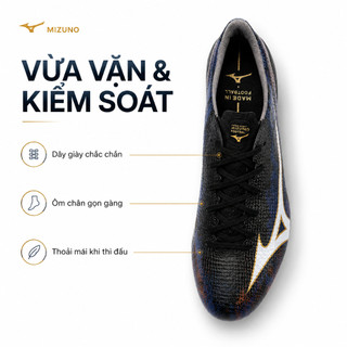 Giày Bóng Đá Mizuno Alpha III Japan P1GA2660 Chính Hãng – Đế FG Sân Cỏ Tự Nhiên, Êm Nhẹ Hỗ Trợ Tăng Tốc