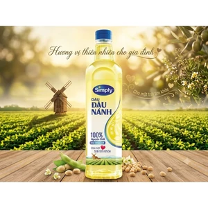 Dầu Đậu Nành Simply 100% Nguyên Chất Tốt Cho Tim Mạch - 1 Lít