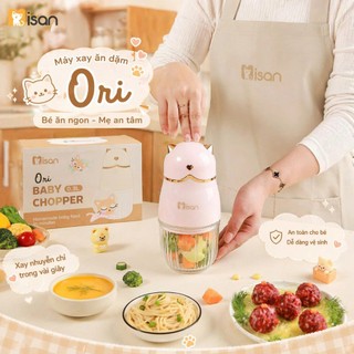 Máy xay ăn dặm cầm tay MISAN 8 lưỡi công suất 200W, máy xay đa năng chế biến đồ ăn cho bé