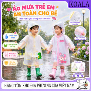 Áo mưa trẻ em, áo mưa chống thấm nước và trong suốt cho bé trai và bé gái, trẻ mẫu giáo, học sinh tiểu học, kiểu dáng kh