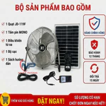 Quạt năng lượng mặt trời, quạt sạc tích điện dạng nằm chân quỳ SHOP NHẬT PHONG  có 3 cánh kim loại,12 cấp độ gió — ảnh 7