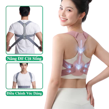 Đai Chống Gù Lưng Andego Hỗ Trợ Điều Chỉnh Tư Thế Lưng Co Giãn Cột Sống Cho Nam Nữ, Đai Chống Gù Cho Người Lớn Trẻ Em