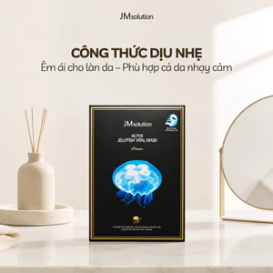 JMsolution Active Jellyfish Vital Mask 10pcs |Mặt Nạ Dưỡng Da Cấp Ẩm Cho Da Khô Thiếu Ẩm Hàn Quốc