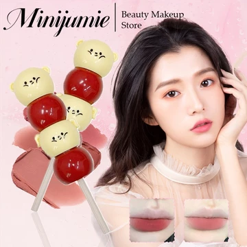 Gegebear Son dưỡng môi dạng bùn, son bóng lì làm sáng da, thích hợp cho học sinh, trang điểm, dùng làm son môi