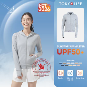Áo khoác chống nắng TOKYOLIFE dáng ngắn nữ dòng UV SunStop Master mũ liền thoáng mát 40005962