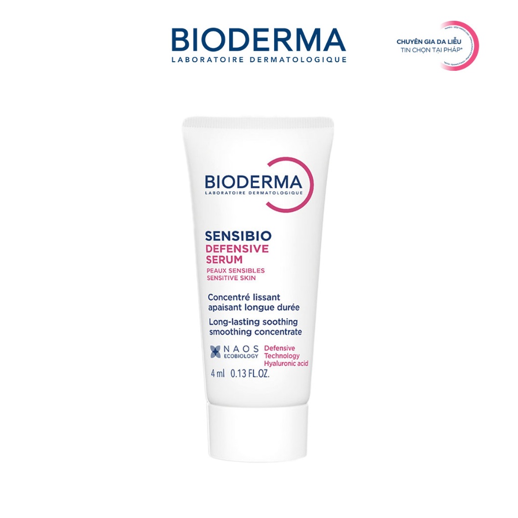 [QUÀ TẶNG KHÔNG BÁN] Tinh chất ngăn ngừa lão hóa cho da nhạy cảm Bioderma Sensibio Defensive Serum - 4ml