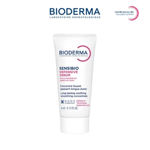 Tinh chất ngăn ngừa lão hóa cho da nhạy cảm Bioderma Sensibio Defensive Serum - 4ml