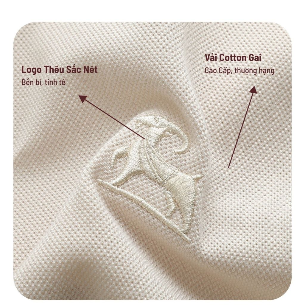 Áo Thun Polo Nam Cao Cấp Cotton Gai Bo Cổ Áo Jacquard - Luôn Tặng Hộp Đóng - GOGEN G01
