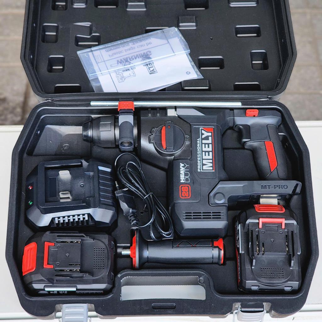 Máy Khoan Bê Tông MEELY MT528 (Heavy Duty 21V), Lực đập 2.9J - có Antikickback