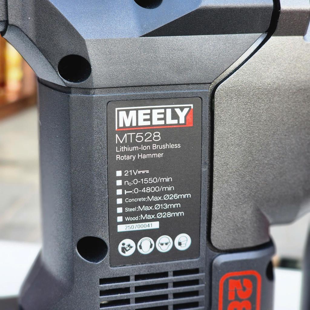 Máy Khoan Bê Tông MEELY MT528 (Heavy Duty 21V), Lực đập 2.9J - có Antikickback