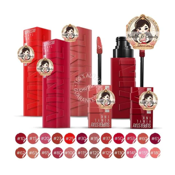 [Thái Lan] Son bóng Maybelline Super Stay Vinyl Ink bền màu 16h nhẹ môi 4.2ml (Nhiều màu)
