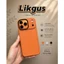 Ốp LIKGUS lưng nhám cứng viền silicon màu chống sốc dành cho iphone 17/16/pro/max
