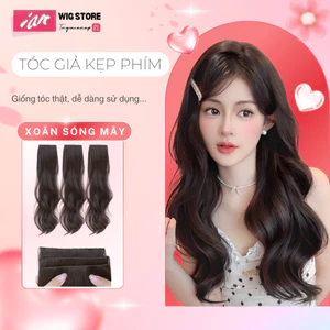 Tóc Kẹp Sóng Mây 3 Mảnh IAN – Nâng Cấp Dày Viền