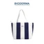 Túi tote vải canvas cao cấp Bioderma kẻ sọc (Phiên bản 2026)