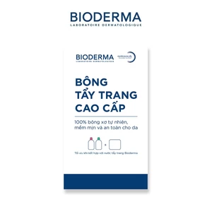 Bông tẩy trang cao cấp Bioderma 50 miếng (Phiên bản 2026)
