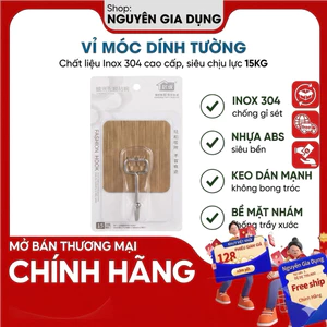 BẢN LỚN Móc Inox Dán Tường Chịu Lực 15KG Hamart Móc Treo Đồ Nặng Dán Tường Chất Lượng Cao
