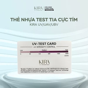 Thẻ Nhựa Test Tia Cực Tím UV/UAV/UBV - Meraki Medi