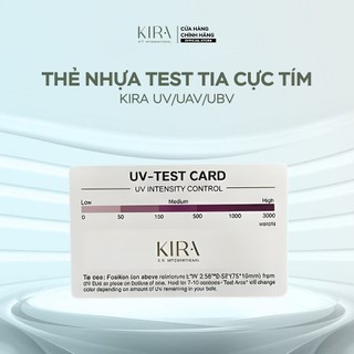 Thẻ Nhựa Test Tia Cực Tím UV/UAV/UBV - Meraki Medi