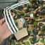 Áo khoác hằng ngày cá vượng x ba lá camo xanh hoạ tiết in nổi thêu xù