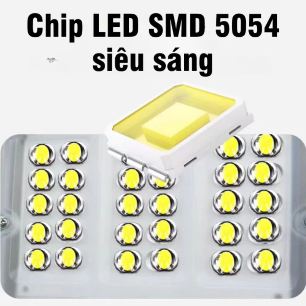 Đèn Đường Năng Lượng Mặt Trời 400W Chip LED SMD 3030 Pin Lithium Chống Nước IP67 Bảo Hành 5 Năm