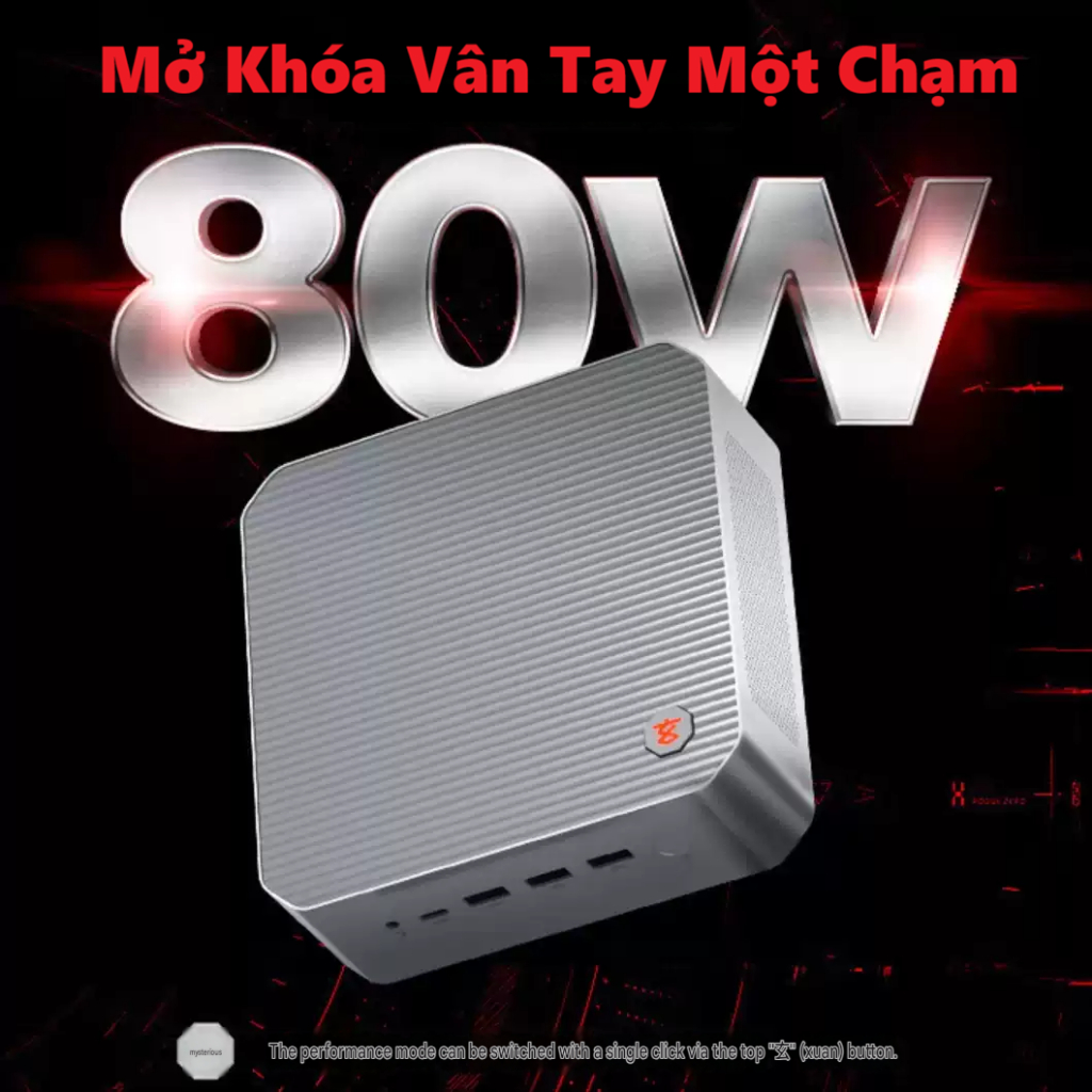 METAPHYUNI Meta Cube 02 8845HS [Mở khóa Vân Tay Một Chạm] Native OCuLink +Dual USB4 | PD 3.1 140W | Body Hợp Kim Nhôm. | BigBuy360 - bigbuy360.vn