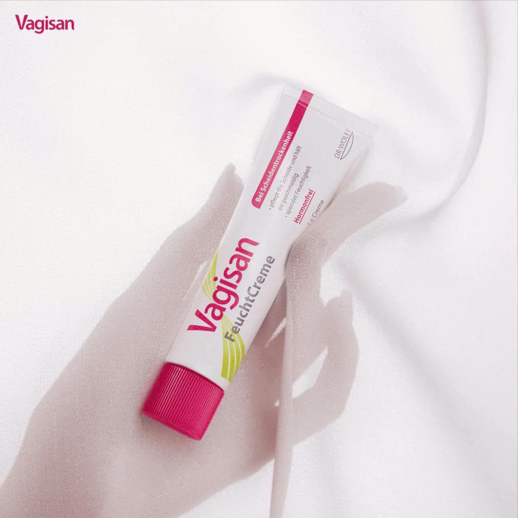 Kem dưỡng ẩm Vagisan FeuchtCreme làm mềm và hỗ trợ chống lão hóa vùng kín dành cho phụ nữ