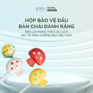 Hộp bảo vệ đầu bàn chải đánh răng hình nấm – tiện lợi mang theo du lịch, giữ vệ sinh, chống bụi hiệu quả