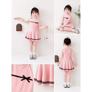 Váy cổ yếm cho bé gái (9-25kg) chất cotton 2 chiều mềm mại co giãn thắm hút mồ hôi