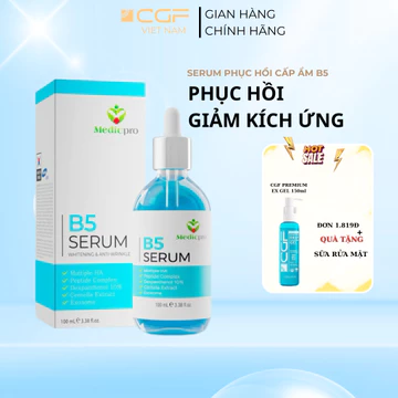 Serum phục hồi cấp ẩm B5 Medicpro Serum Whitening & Anti Wrinkle CGF 100Ml - Phục hồi, sáng da