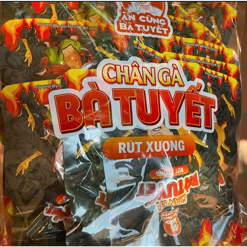Combo 10 Chân Gà Rút Xương Bà Tuyết - Ăn vặt cùng ZOZO FOOD