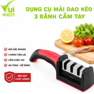 Dụng Cụ Mài Dao 3 Rãnh Tay Cầm Chống Trượt GD62 - Máy Mài Dao Cầm Tay 3 Cấp Độ Chuyên Dụng