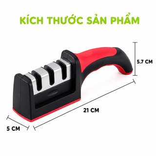 Dụng Cụ Mài Dao 3 Rãnh Tay Cầm Chống Trượt GD62 - Máy Mài Dao Cầm Tay 3 Cấp Độ Chuyên Dụng