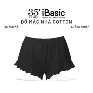 Quần mặc nhà iBasic cotton USA kháng khuẩn Ruffle short HOMY043B