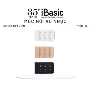 Combo 3 móc nối dây Áo ngực iBasic 2 móc cài iBasic PK022