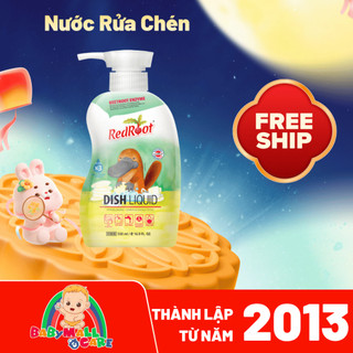Nước Rửa Chén RedRoot Dish Liquid – 500ml – Enzyme Củ Dền – Dịu Nhẹ, An Toàn Cho Bé & Gia Đình
