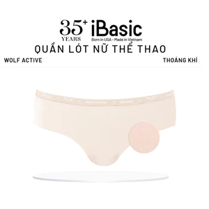 Quần lót nữ Hipster Wolf Active x iBasic không đường viền free cut airy thoáng khí siêu nhẹ thể thao PANW191