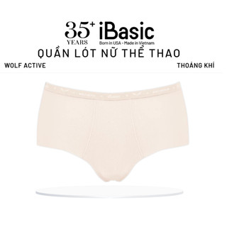 Quần lót nữ lưng cao Hipster Wolf Active x iBasic không đường viền free cut Airy thoáng khí thể thao chạy bộ PANW192