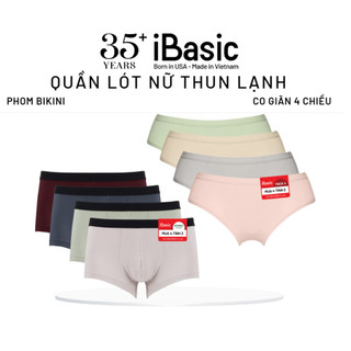 Quần lót nữ, quần lót nam vải bamboo kháng khuẩn mềm mại combo pack 4 tiết kiệm