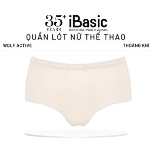 Quần lót nữ Hipster Wolf Active x iBasic su không đường viền free cut lưng cao thể thao linh hoạt PANW195